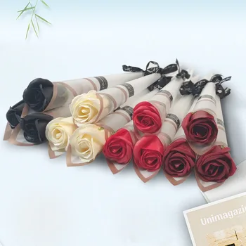 50 vnt Rožių Muilas Gėlių puokštė Kūrybos Romantiška Vestuvių Džiaugtis Rožių muilas gėlių Valentino Dovana Motinos Diena Dovanos