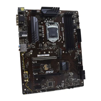 MSI Z370-PRO Z370 Plokštė LGA 1151 DDR4 RAM 64G USB 3.1 VGA PCI-E 3.0 M. 2 USB3.1 ATX Placa-mãe už Core i5-9600 8400 cpu