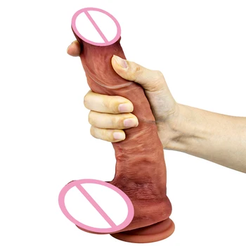 Tikroviškas Dildo Nekilnojamojo Venų Varpos su Galinga Siurbimo Taurės Moterų Masturbacija Priemonė G-spot Vaginos Stimuliatorius Sekso Žaislų Pora