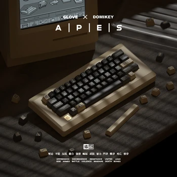 Domikey SA abs doubleshot keycap Ape Metu Visi Vienas mx kamieninių klaviatūros pokerio 87 104 BM60 BM65 BM68 gh60 xd64 xd68 xd87