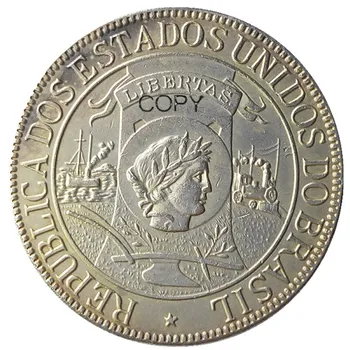 Brazilija 1900 1000 Ries Sidabro Padengtą Kopijuoti Monetas