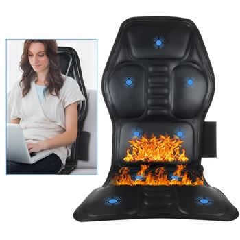 Elektros Nešiojamų Šildymo Vibracija Atgal Massager Kėdės Pagalvėlės Sėdynės Pagalvėlę Automobilių, Namų Biuro Juosmens, Kaklo Čiužinys Skausmo