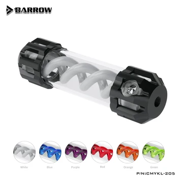 Barrow CMYKL-205 Composite Tipo Virusas-T Rezervuarai Aliuminio Lydinio, Padengti + Akrilo Kūno Kelių Spalvų Spiralės 205mm