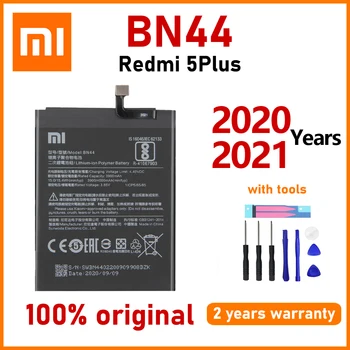 Xiao Mi Nauji Originalus BN44 4000mAh Bateriją Xiaomi Redmi 5 Plius Raudona mi 5Plus Telefono Baterijų Batteria Su Dovana Įrankiai