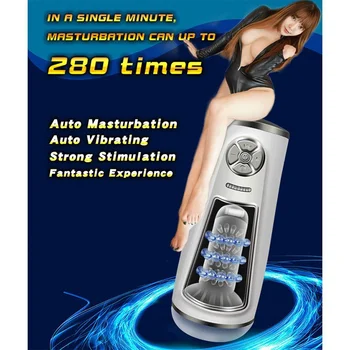 Automatinis Vyrų Masturbator Taurės Nekilnojamojo Makšties Kišenėje Pūlingas Čiulpti Auto Vibracija, Masturbacija Blowjob Skatinti Sekso Žaislas Vyrams