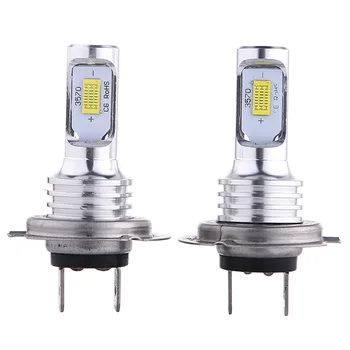 2VNT H7 Automobilių Žibintų Lemputės LED Lempa su SPT Chip 12000LM Auto Rūko Žibintai 6000K
