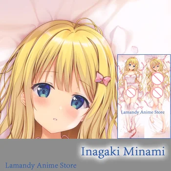 Dakimakura Anime Inagaki Minami Twinbox Mokyklos Dvipusis Spausdinimas Užvalkalas Gyvenimo Dydžio Kūno Pagalvė Padengti