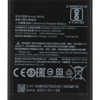 BN35 Bateriją Už Xiaomi Mi Redmi 5 5.7