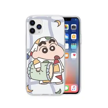 Karikatūros Shinchan Pieštuku Telefoną Atveju Huawei 30 P20 Pro P40 Mate 20 Lite P Smart Z Y5 Y6 Y7 2019 Skaidrus Coque