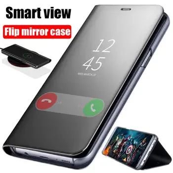 Smart Veidrodis Apversti Telefoną Atveju Redmi Pastaba 9S 9 Pro Max 8 8T 8A 7, 7A 6A K20 K30 Padengti Xiaomi Mi 10 9 8 Lite 9T A3 CC9 CC9E
