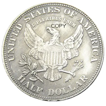 JAV 1877 Cornet Galvos Pusę Dolerio Modelius Sidabro Padengtą Kopijuoti Monetos