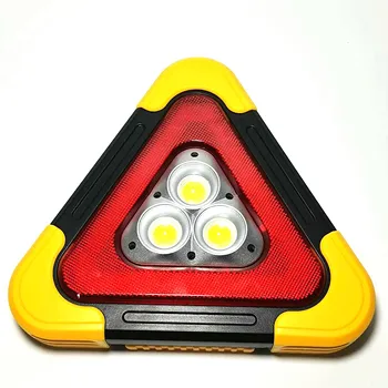 LED Įspėjamasis Trikampis Ženklas Trikampis Automobilių Darbą šviesos Kelių eismo Saugos, Avarinių gedimų Signalą lempos Nešiojamų Mirksinti šviesa ant rankų tri