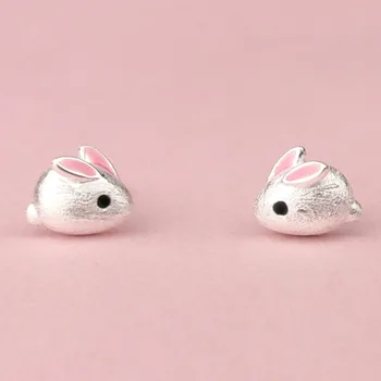 Nauja Siunta Korėjos Rabbit Stiliaus Auskarai Moterims Lady Vestuviniai Auskarai Mergaites Dovanos Pendientes Brincos 2021