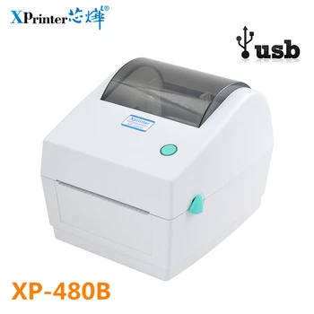 XP-480B 4inch Pristatymas etiketės/Express/Šilumos Brūkšninio kodo Etiketės spausdintuvo, kad galėtumėte spausdinti DHL/FEDEX/UPS/ USPS/EMS etiketės 4x6 colių Etiketės