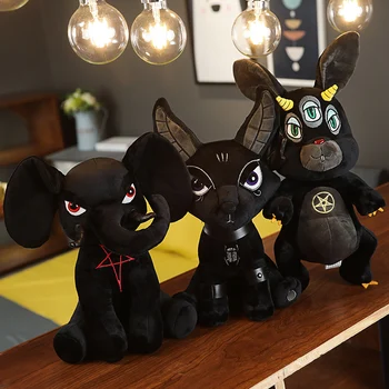 Naujas 8 tamsus serijos lėlės mados iškamša lėlės, pliušiniai juoda penkerių-pažymėjo žvaigždutė dramblys Hydra Anubis rabbit žaislas-geriausia dovana
