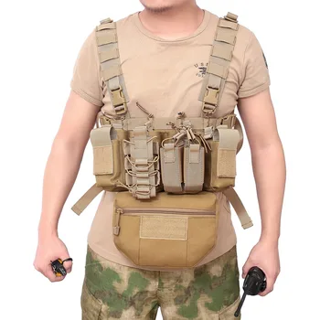 Mege Taktinė Liemenė Airsoft Karinių Įrankių Vyrų Juosmens Pack Žurnalas Dėklas Dėklas Molle Sistemos Swat CS Rungtynės Wargame TCM Krūtinės Įrenginys