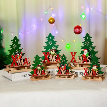 Mediniai Kalėdinė Dekoracija Namuose Kalėdų Eglutė Pakabukas Kalėdų Medžio Ornamentais Navidad Naujųjų Metų 2021 Dovana Kalėdų Papuošalai
