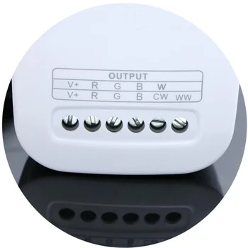 Nemokamas Pristatymas aukštos kokybės RGBW/RGBCCT Spalvų LED Lempos, WIFI valdytojas , 2 funkcijų koregavimo vienas valdytojas