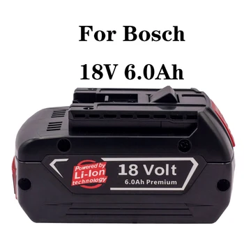 Už Bosch 18V 6.0 Ah Ličio Jonų Galia Įrankis, Akumuliatorius,Tinka Modeliams BAT609,BAT618, BAT610,Įkroviklis,Nustatyti,visiškai Naujas.