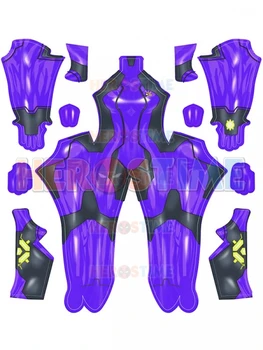 Violetinė Samus Nulio Cosplay Kostiumų 3D Spausdinimo Spandex Zentai Kostiumas Užsakymą Halloween Kostiumai Moteris Karšto Pardavimo