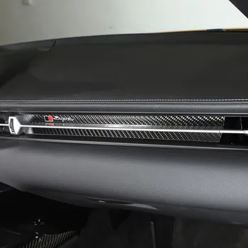 Anglies pluošto Toyota GR Supra A90 2019-2022 Automobilio prietaisų skydelyje pilotu Centrinio valdymo dekoratyviniai lipdukai Apdaila, Automobilių Reikmenys