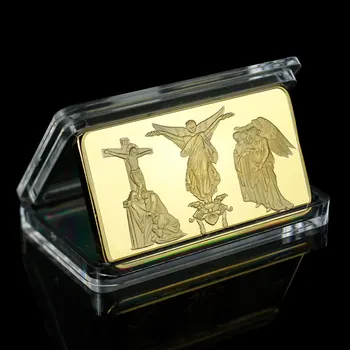 Stočių Kryžiaus Suvenyrų Aukso Baras, Sidabrą, Progines, Monetų Kolekcionieriams Krikščionybė Monetos