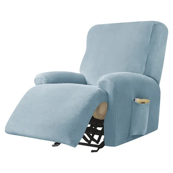 4 Gabalus Sėdima Sofa Cover Kambarį Elastinga Sėdima Kėdės, Skirtas Apsaugoti Tingus Berniukas Atsipalaiduoti Fotelis Dangtis