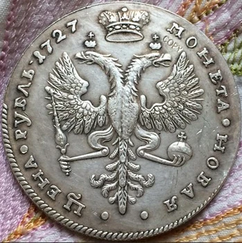 Didmeninė 1727 rusijos monetas 1 Rublis kopijuoti coper gamybos senas monetas