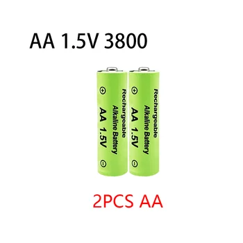 1,5 V AA baterija 3800mAh Įkraunamos baterijos NI-MH 1,5 V AA baterijos Laikrodžiams pelės, kompiuterių, žaislų, apie+nemokamas pristatymas