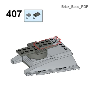Įgaliotas SS-87375 1267Pcs Imperial AT-TE Tarpžvaigždinės Armijos Transporto Robotas Modelis Plytų Rinkinys Statyba Blokai Rinkinys Vaikams Dovanos