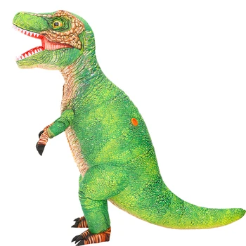 2022 Naujų Suaugusiųjų Žalias Dinozauras, Pripučiami Kostiumai Helovyno Cosplay Kostiumų Suaugusiems Vyras Moteris Milžinišką T-rex Cos Disfraz