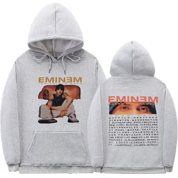 Eminem Europos Spausdinti Hoodie Plius Dydis Mens Hoodies Vyrai Moterys Mados Hip-Hop Stiliaus Streetwear Vyras Negabaritinių ES Dydžio Palaidinės