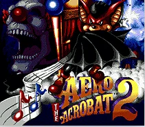 Aero Acrobat 2 16 bitų MD Žaidimo Kortelės Sega Mega Drive Genesis
