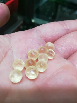 10 VNT Naujas produktas, gamtos stiklo čekijos geltona meteoritas kristalų reiki gydymo akmuo energijos apsisaugoti nuo piktųjų dvasių