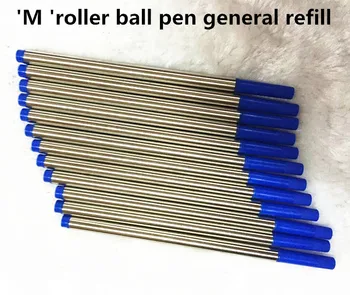 Karšto Parduoti-12 Vnt geros Kokybės mėlyno rašalo pildymas roller ball rašikliai sklandžiai rašyti MB rašiklio šerdelės X3