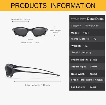 2021 Prekės ženklo Dizainas Anti-Glare Poliarizuoti Akiniai nuo saulės Vyrų Vairavimo Saulės akiniai Vyrams Objektyvas Vyrų Akiniai