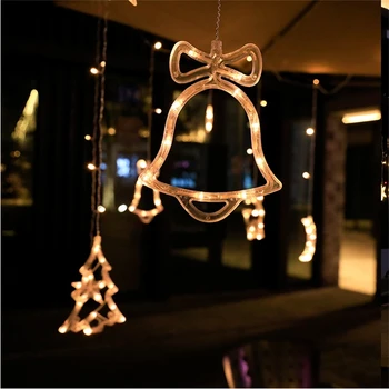LED Kalėdų Užuolaidų Žibintai Star Briedžių String Žibintai USB Vandeniui Pasakų Žibintai Girliandą Kalėdų, Vestuvių Namų Dekoracijos