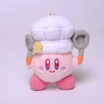 Anime Cartoon Kirby:Star Pliušinis Žaislas Mielas Virėja Klounas Kirby Įdaryti Žaislas Pliušinis Lėlės Mielas Pakabukas Aksesuarai Dovanos Vaikams