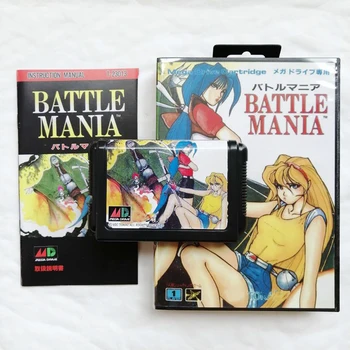 Mūšis Manija 16 bitų Sega Genesis/Megadrive Vaizdo Žaidimų Kasetė Konsolės su Mažmeninės prekybos Dėžutė ir Instrukcija
