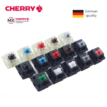 1pc originalus Cherry MX raudona juoda mėlyna ruda jungiklis RGB jungiklis gamta baltieji silent raudona sidabro mechaninė klaviatūra jungiklis 3 kaiščiai