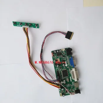LED HDMI DVI VGA RINKINYS Aduio valdiklio tvarkyklę valdybos kabelis 40pin N101L6-L01/N101L6-L02 1024*600 skydelis stebėti kortelės