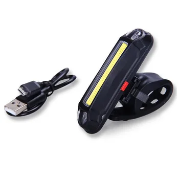 Galinio Žibinto Super Šviesus USB Vandeniui atsparus Galinis Žibintas Įkraunamas Saugos Įspėjimas Dviračių UV Šviesos Energijos Taupymo