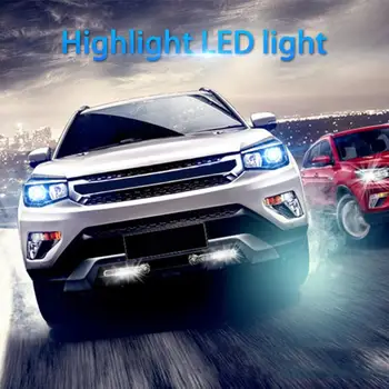 Wonderlife 2vnt Vėjo Energijos Žibintus 8 LED Dienos šviesos Žibintų Lempos Automobilių Optikos nereikia Išorinio Maitinimo Automobilių Dienos