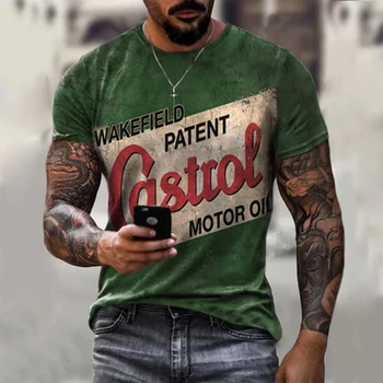 2021 vyriški T-shirt Vasaros Atsitiktinis Trumpas Rankovės marškinėliai Geriausiai parduodamų Streetwear Retro 3D Spausdinimo Raidė T-marškinėliai, vyriški Atsitiktinis Viršų