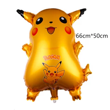 Pokemon balionas Pikachu Squirtle Bulbasaur Pikachu Žmogaus figūra, Aliuminio balionas Apdailos Prekių Vaikams Gimtadienio Dovana
