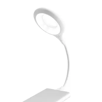 LED Stalo Lempa Touch Tamsos USB Stalo Lempos Skaityti Šviesos Žiedo formos Lempa Rašiklio Laikiklis Akis Apsaugoti Namų Dekoro