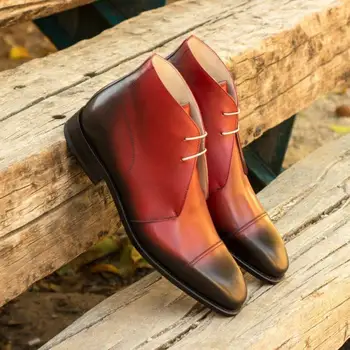 2021 m. rudens ir žiemos naujas PU odos, rankų darbo nėriniai-up batai classic kulkšnies atsitiktinis mados kovos dizaineris vyriški batai ZQ0493