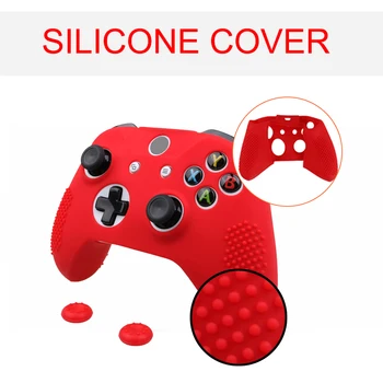 Apsauginis Dangtelis Shell Xbox Joystick Dygliuotos Anti-Slip Silikono Padengti Odos Rinkinys, Skirtas 