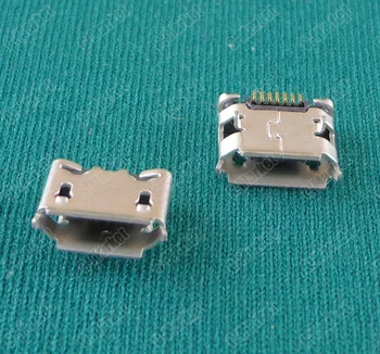 Nemokamas Pristatymas 100vnt Micro USB 5P,5-pin Micro-USB Lizdas,5Pins Micro USB Jungtis Uodega Įkrovimo lizdas mini USB