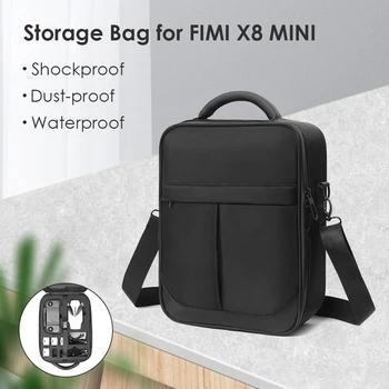 Tinka VMI X8 MINI saugojimo Krepšys EVA Paramos Raštas Messenger Bag Black Vandeniui Pečių Maišą